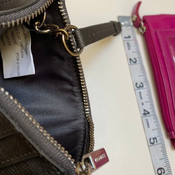 Vintage Danier Leather Card holders with zippered compartments set - Picture 3 of 5